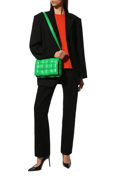 Сумка padded cassette BOTTEGA VENETA зеленого цвета по цене 523000 руб., арт. 591970/VCQR1, фото 3 Сумка padded cassette BOTTEGA VENETA, арт. 591970/VCQR1, фото 3