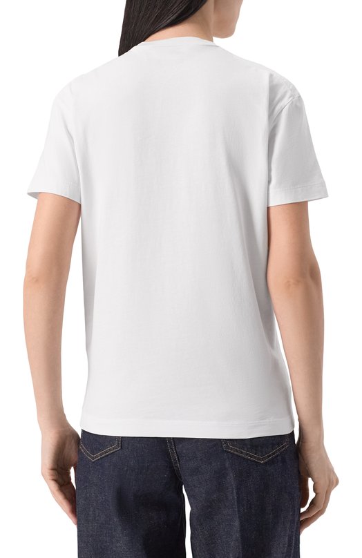 Хлопковая футболка Dsquared2 S72GD0571/D20020 Белый  S72GD0571/D20020 Фото 4