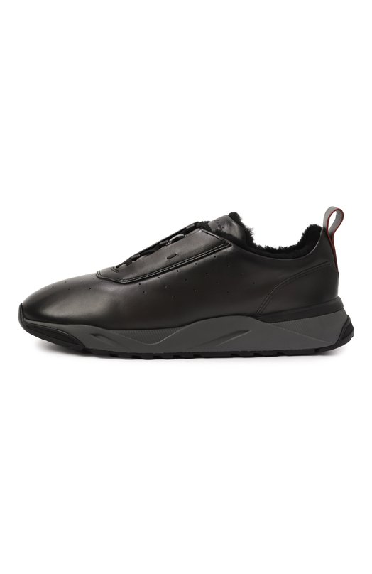 Кожаные кроссовки Innova Santoni MBIG22027ANEPG0N Серый  MBIG22027ANEPG0N Фото 4
