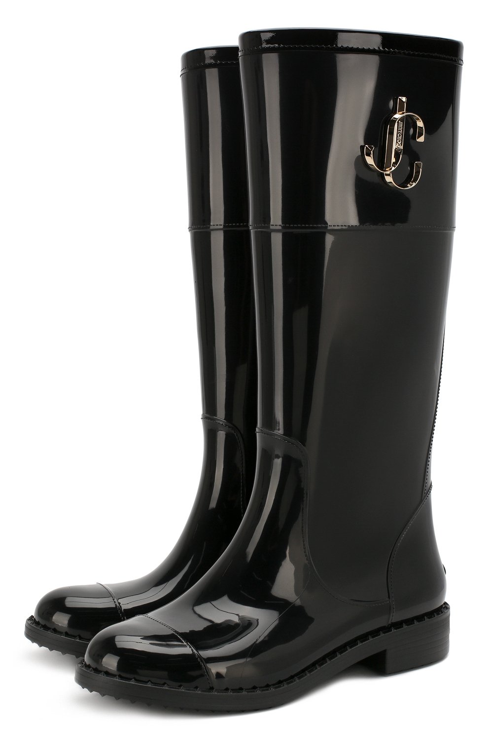 Резиновые сапоги edith JIMMY CHOO черного цвета по цене 42600 руб., арт. EDITH/JC/JCU, фото 1 Резиновые сапоги edith JIMMY CHOO, арт. EDITH/JC/JCU, фото 1