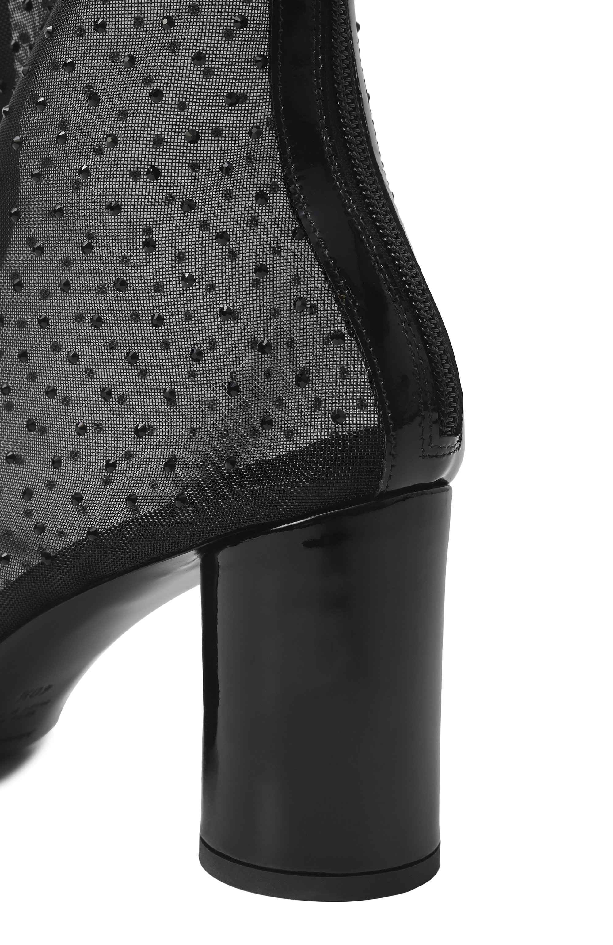 Текстильные ботильоны taryn MATTIA CAPEZZANI, арт. W380/RETE+VERNICE_STRASS, фото 7