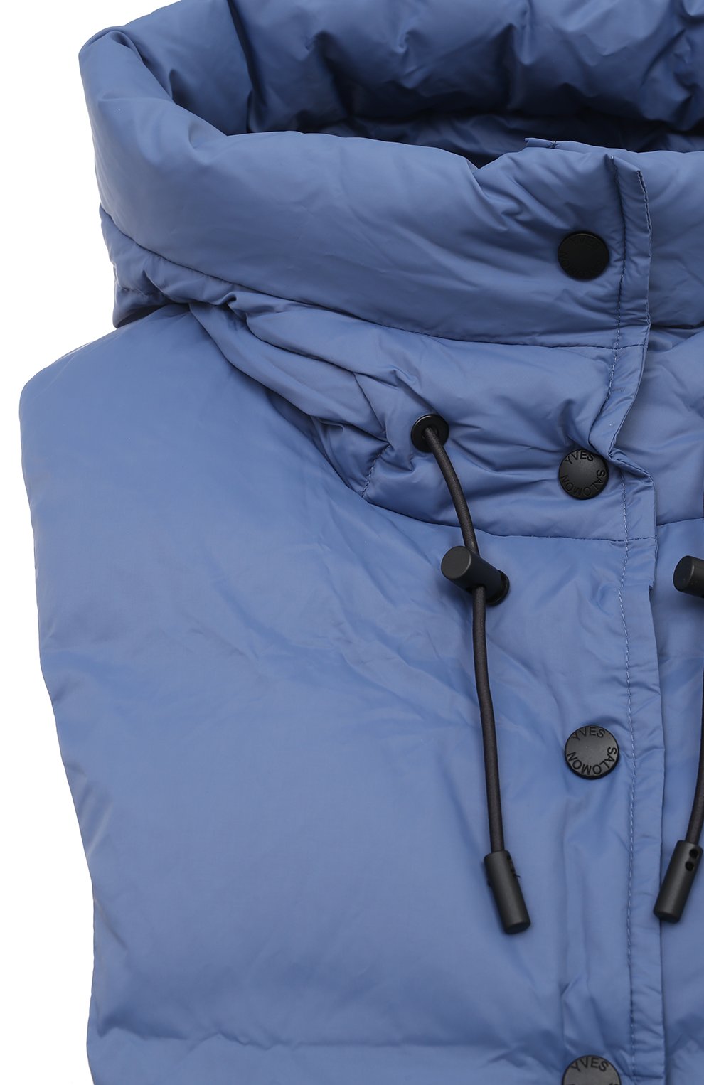 Пуховый капюшон YS ARMY PARIS голубого цвета по цене 25200 руб., арт. 22WFA067XXF64W/A1029, фото 3 Пуховый капюшон YS ARMY PARIS, арт. 22WFA067XXF64W/A1029, фото 3