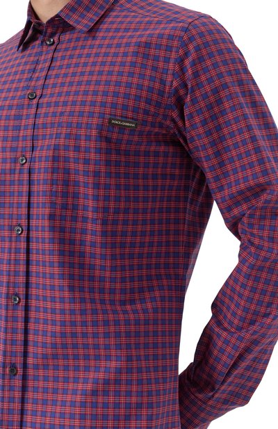 Хлопковая рубашка DOLCE & GABBANA, арт. G5JZ9T/GJ284, фото 5