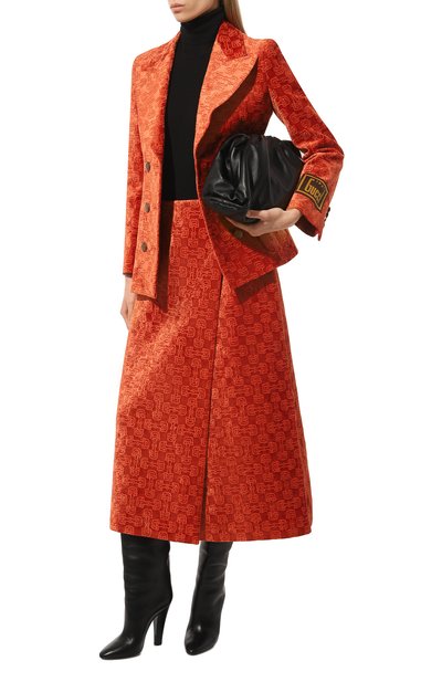 Жакет GUCCI красного цвета по цене 403200 руб., арт. 676392 ZAH5A, фото 2 Жакет GUCCI, арт. 676392 ZAH5A, фото 2