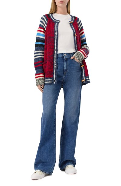 Кардиган из хлопка и шерсти MOTHER, арт. 82297-1681, фото 2