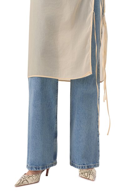 Кожаные туфли sofia sling 60 AMINA MUADDI бежевого цвета по цене 78100 руб., арт. S0FIA SLING 60, фото 3 Кожаные туфли sofia sling 60 AMINA MUADDI, арт. S0FIA SLING 60, фото 3