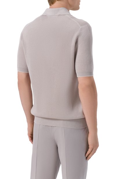 Хлопковое поло BRUNELLO CUCINELLI, арт. M29400025, фото 4