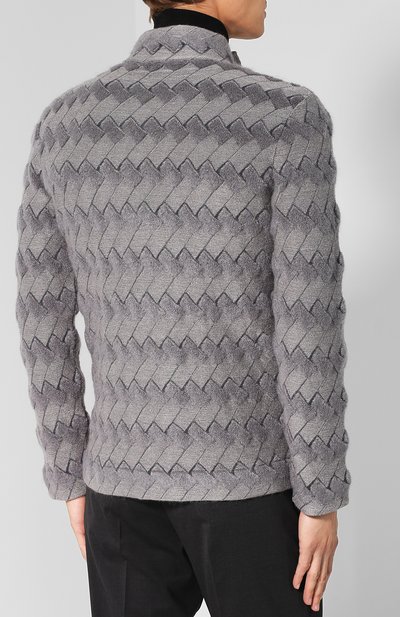 Кардиган из смеси шерсти и вискозы GIORGIO ARMANI, арт. 6ZSB05/SM17Z, фото 4