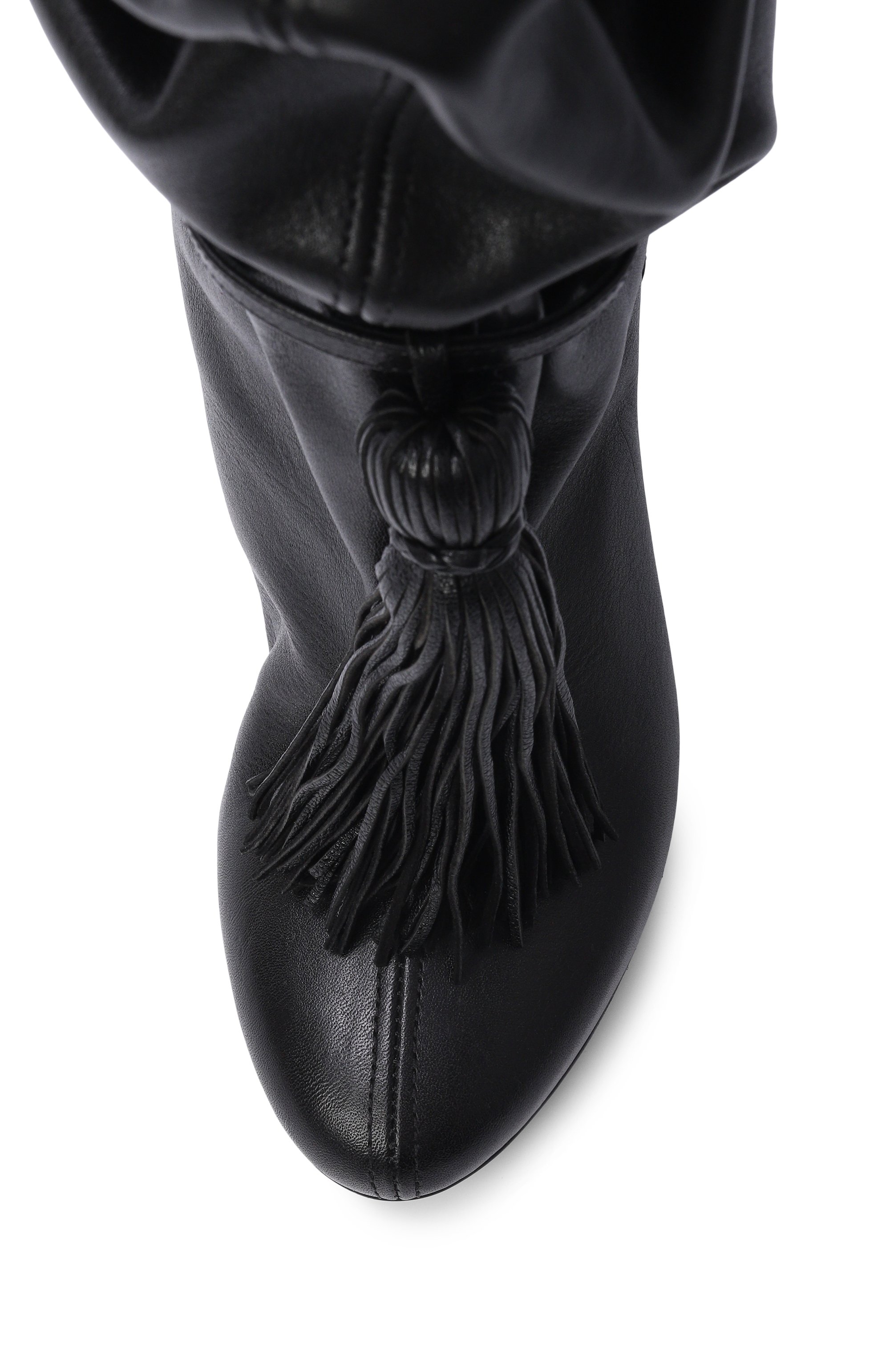 Кожаные сапоги no wedge 95 BALMAIN, арт. HN1TB288/LSDX, фото 6