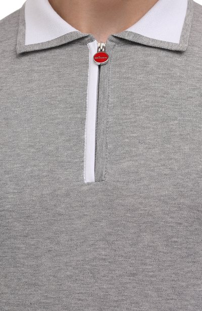 Хлопковое поло KITON, арт. UK571, фото 5