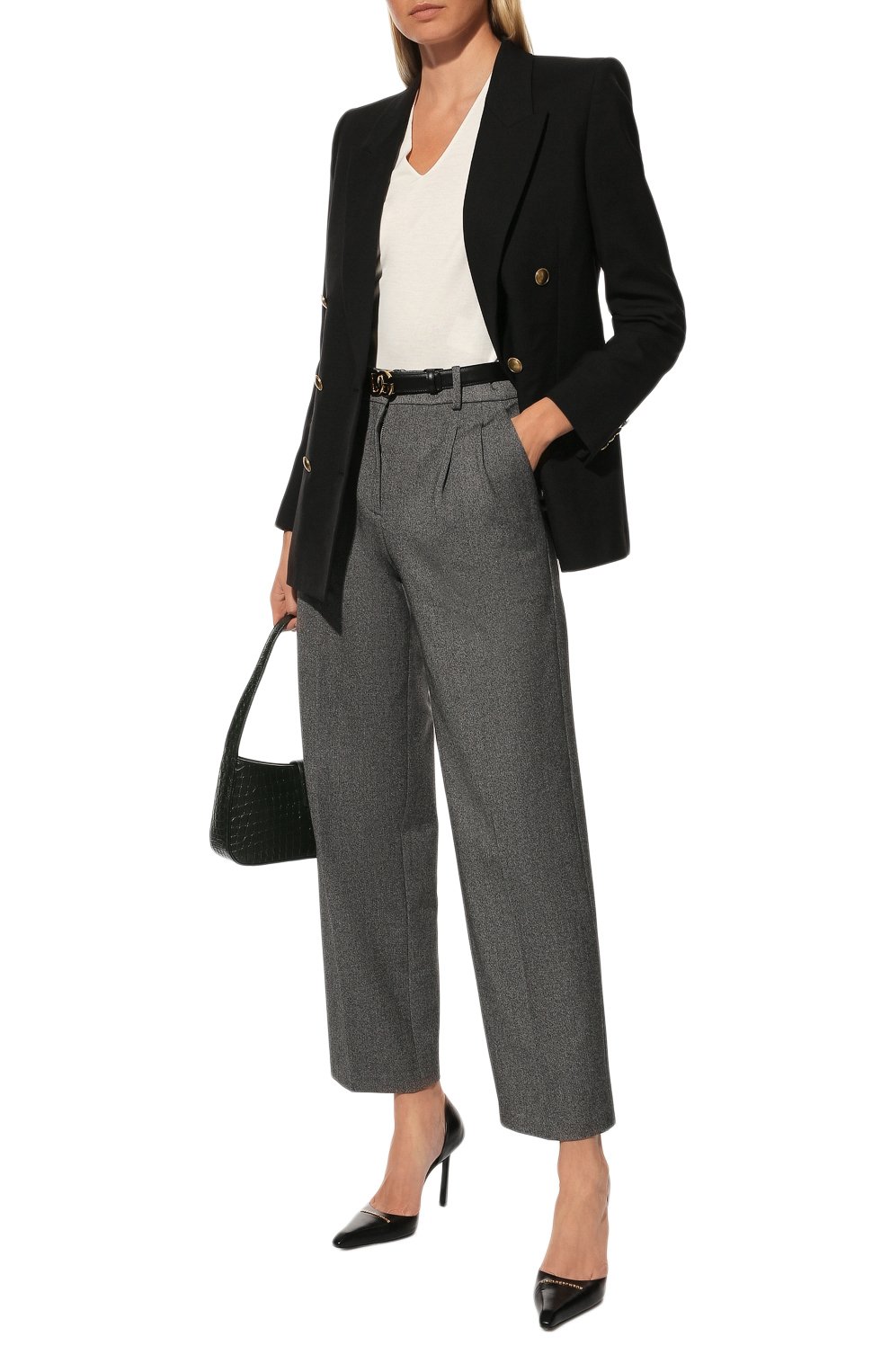 Футболка из вискозы и кашемира GIORGIO ARMANI, арт. 8NAM94/AJV7Z, фото 2