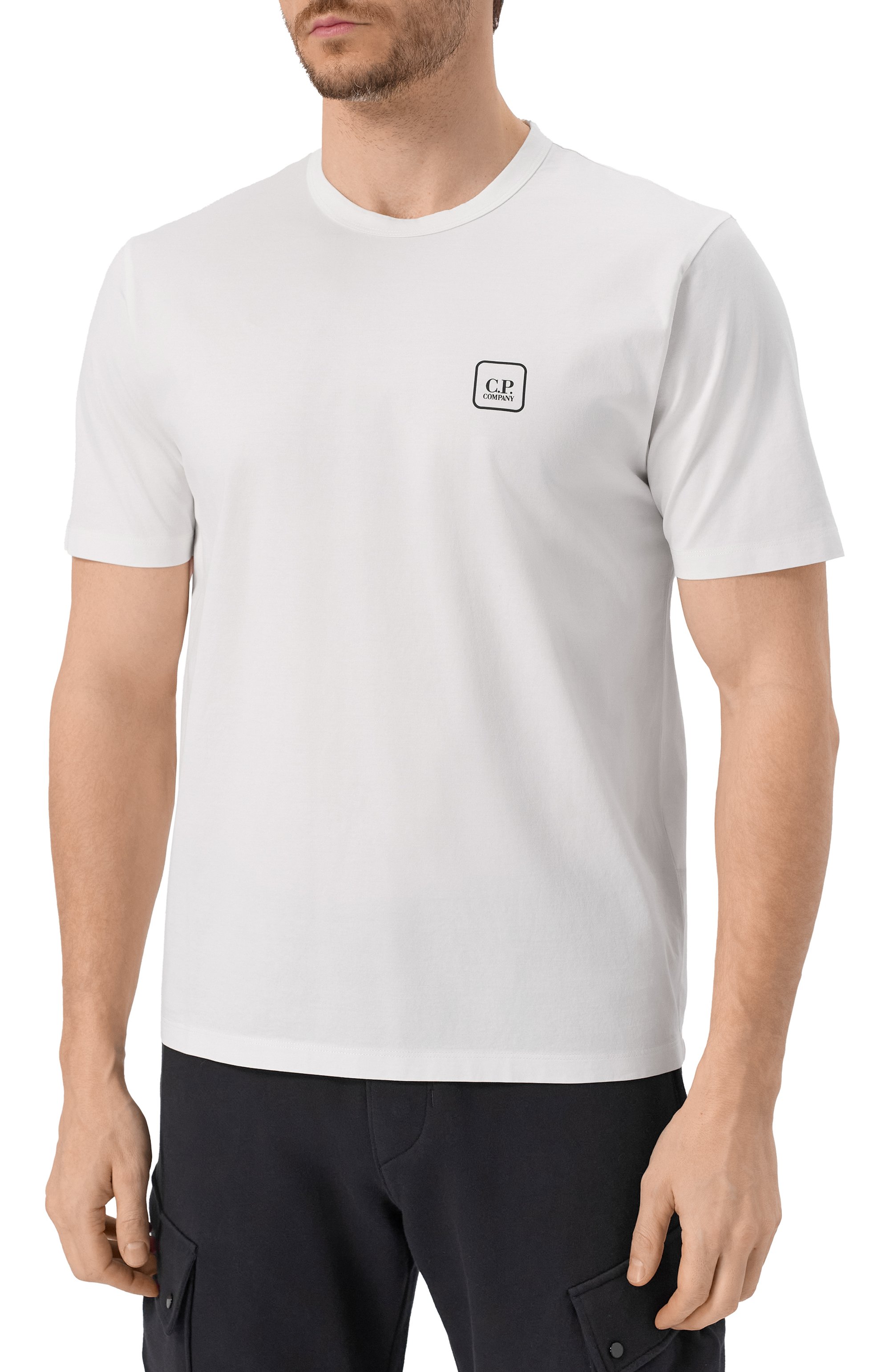 Хлопковая футболка C.P. COMPANY, арт. 18CLTS049A006370W, фото 3
