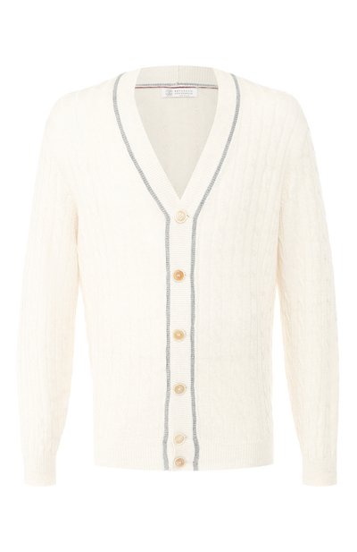 Кардиган из смеси льна и хлопка BRUNELLO CUCINELLI, арт. M2L79006, фото 1