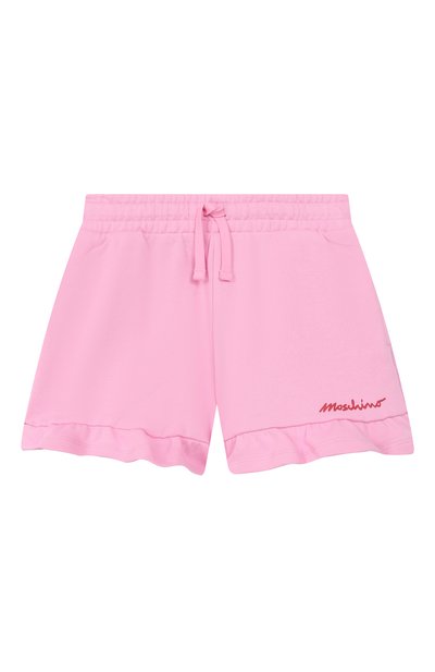 Комплект из футболки и шорт MOSCHINO розового цвета по цене 22750 руб., арт. HDG01N/LCA52, фото 4 Комплект из футболки и шорт MOSCHINO, арт. HDG01N/LCA52, фото 4