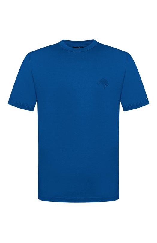 Хлопковая футболка Stefano Ricci MNH6105150/TE0001 Синий MNH6105150/TE0001