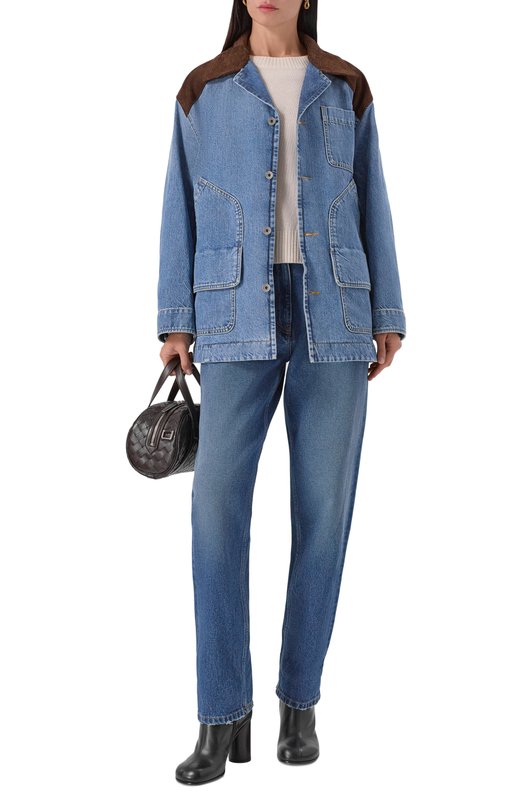 Джинсовая куртка Bottega Veneta 837922/V42W0 Голубой  837922/V42W0 Фото 2