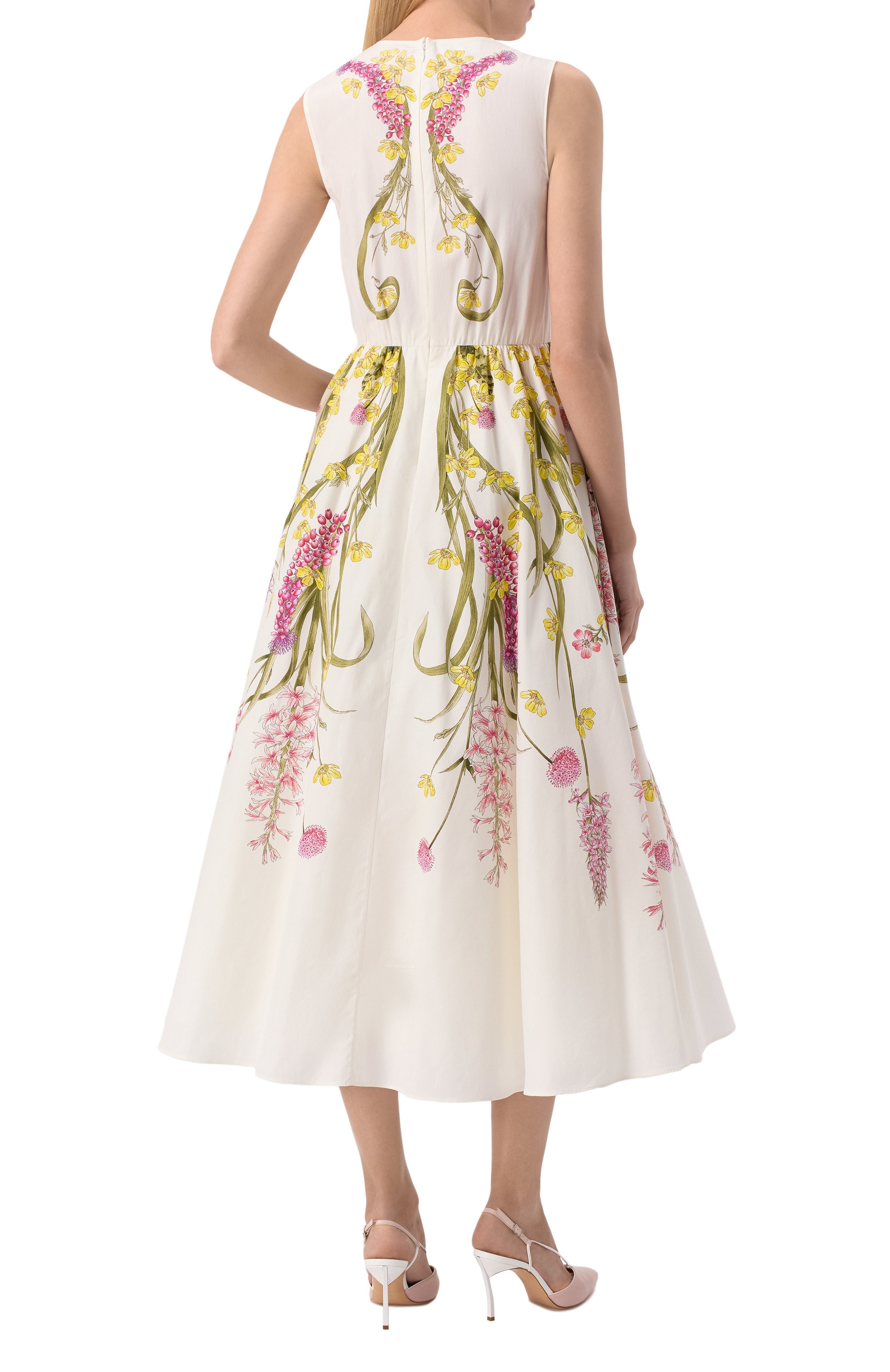 Хлопковое платье GIAMBATTISTA VALLI, арт. 25SSPVCA5038-45PRI, фото 4