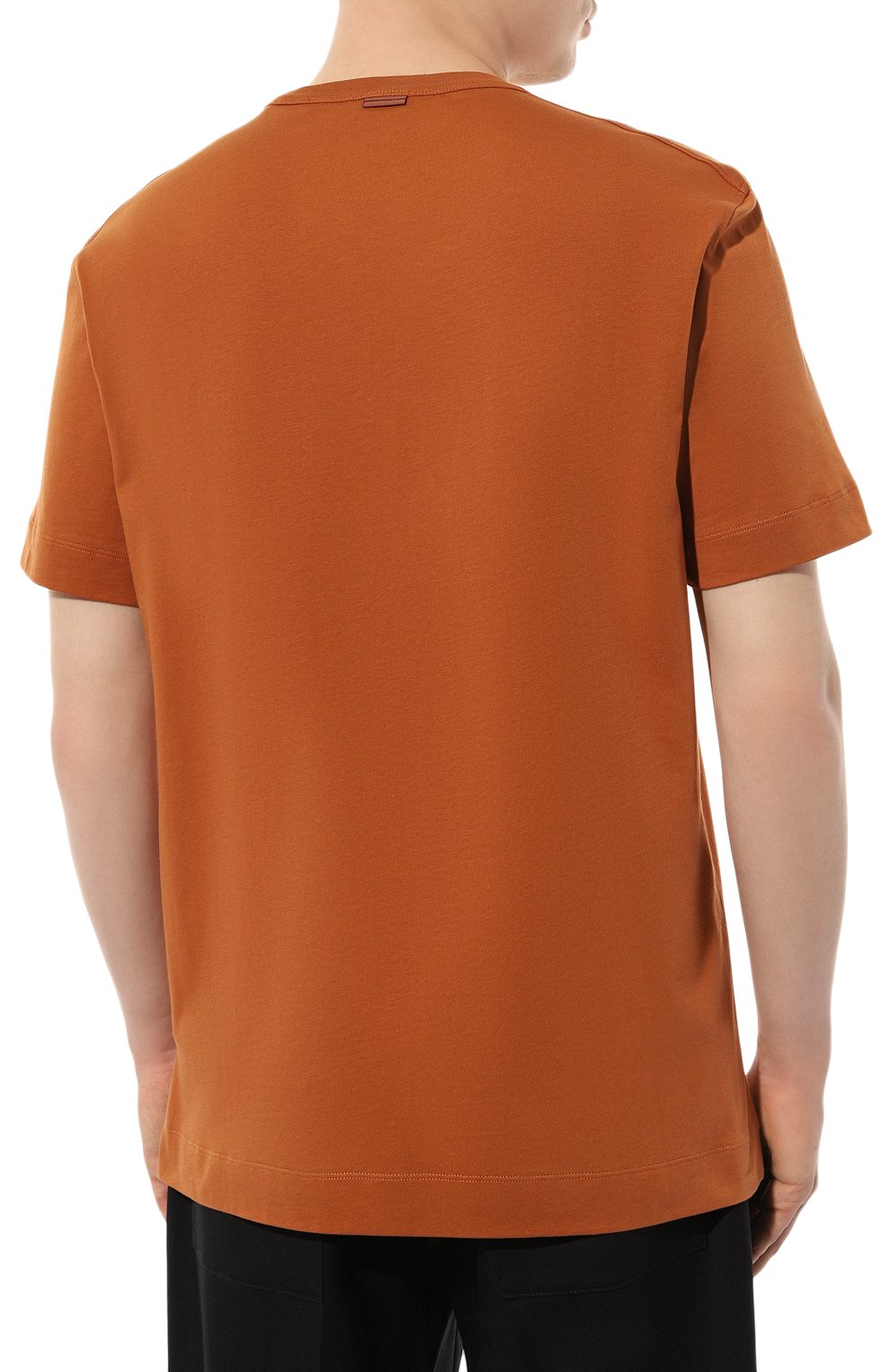 Хлопковая футболка ZEGNA, арт. UD360A7/D760, фото 4