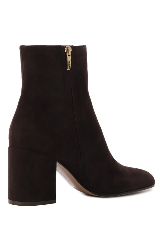 Замшевые ботильоны Joelle 70 Gianvito Rossi G73065.70RIC.CASM0KA Коричневый  G73065.70RIC.CASM0KA Фото 5