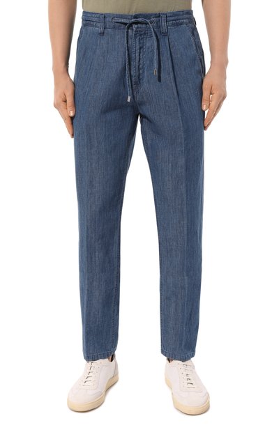 Брюки из хлопка и льна STEFANO RICCI, арт. MFT41B3110/T205BL, фото 3