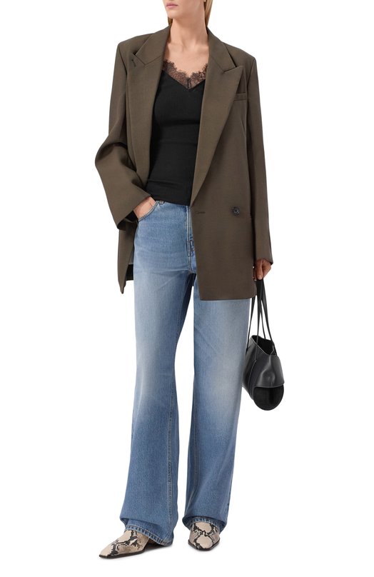 Кашемировая майка arch4 KNVS25352 Чёрный  KNVS25352 Фото 2