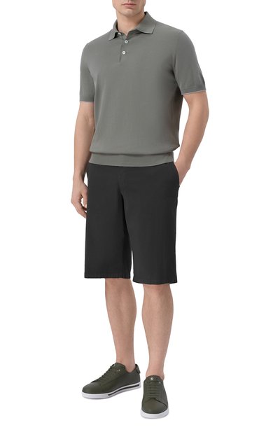 Мужские шорты из хлопка и шелка MVST, арт. M26.CSM.T408/TFANT