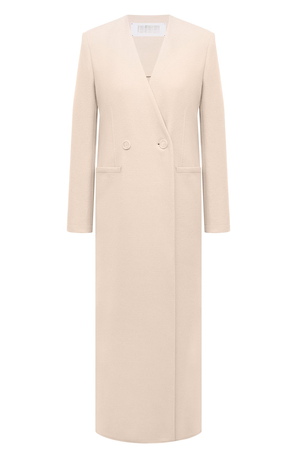 Шерстяное пальто HARRIS WHARF LONDON бежевого цвета по цене 106500 руб., арт. A1602MLX, фото 1 Шерстяное пальто HARRIS WHARF LONDON, арт. A1602MLX, фото 1