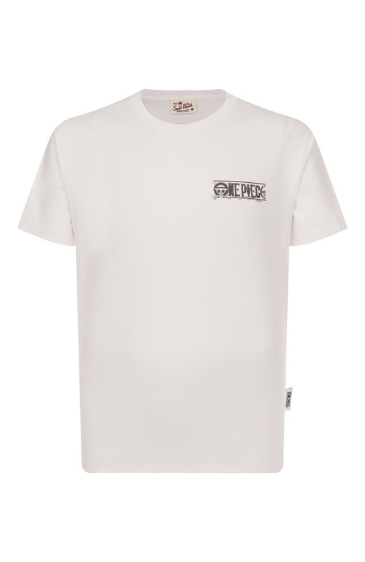 Хлопковая футболка MC2 Saint Barth STBM TSHIRT MAN/04481H Белый STBM TSHIRT MAN/04481H