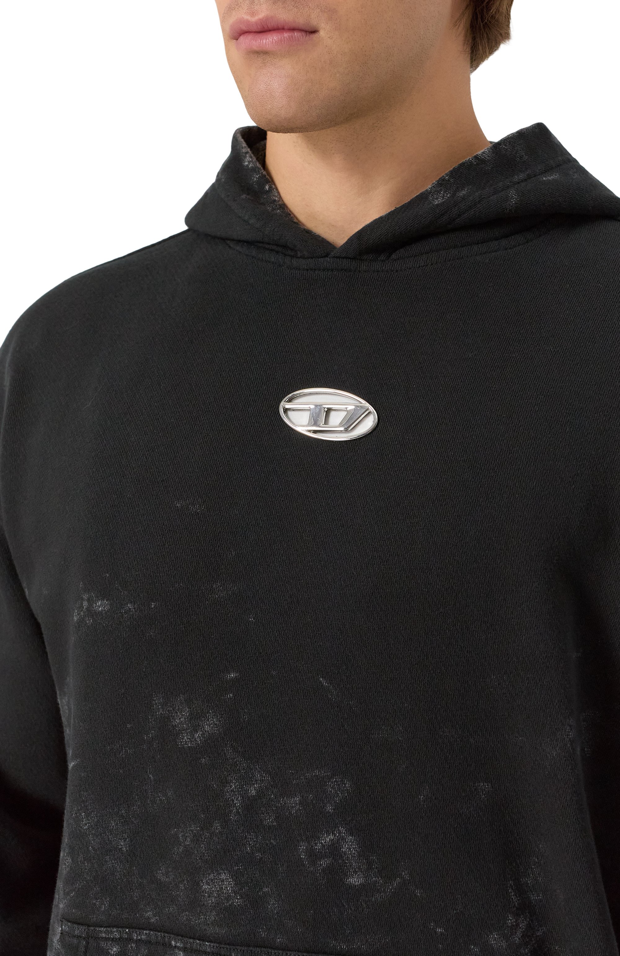 Хлопковое худи DIESEL, арт. A19416/0IPAC, фото 5