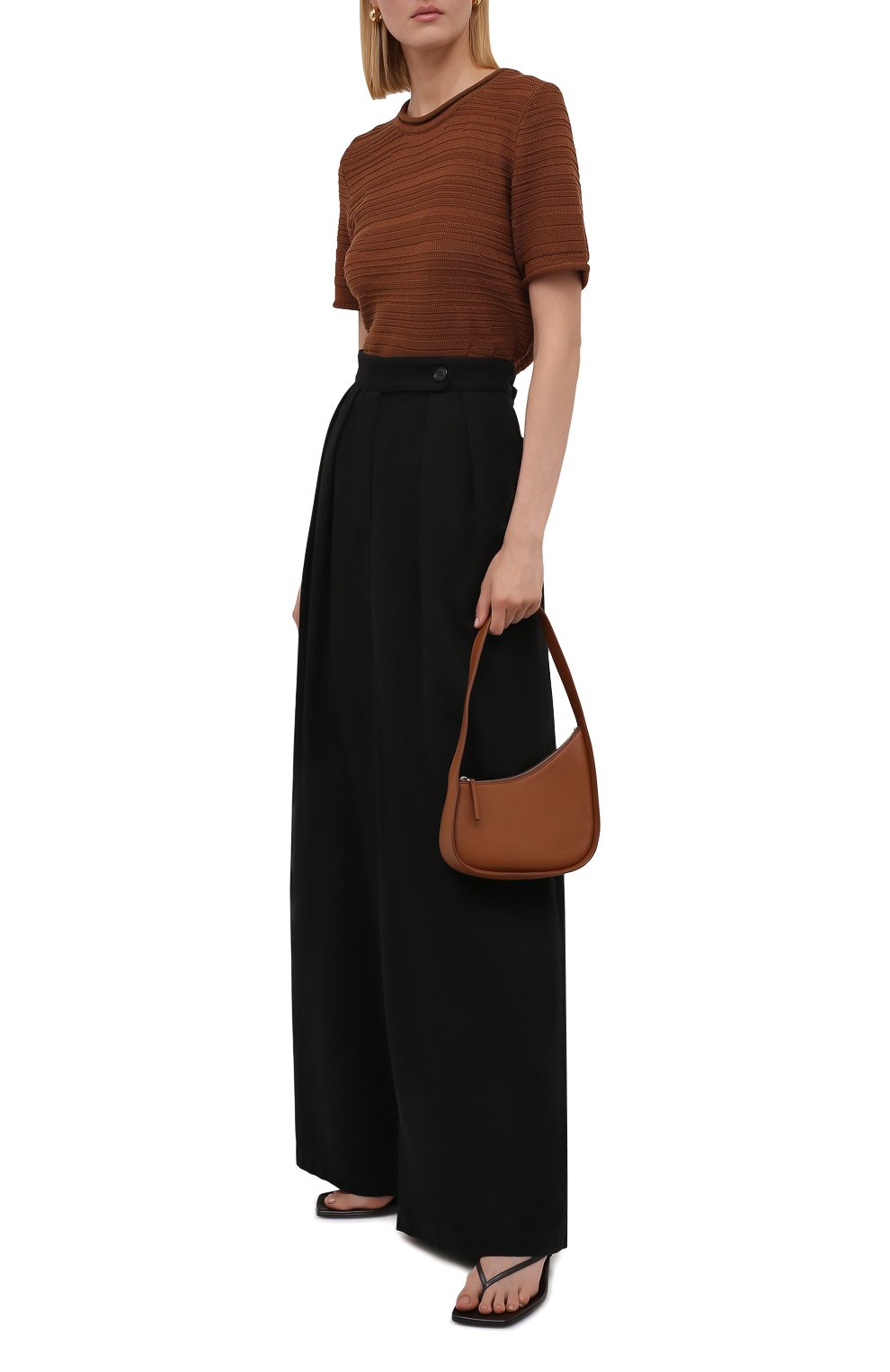 Хлопковые брюки DRIES VAN NOTEN черного цвета по цене 38900 руб., арт. 212-030908-3285, фото 2 Хлопковые брюки DRIES VAN NOTEN, арт. 212-030908-3285, фото 2