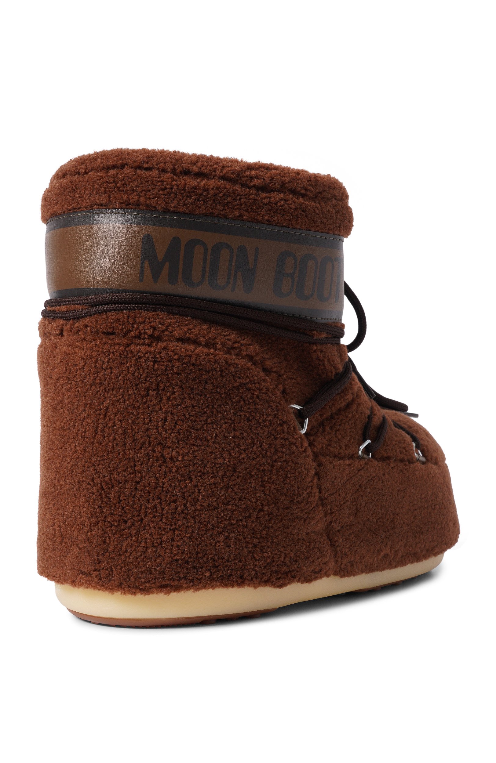 Текстильные сапоги icon low MOON BOOT темно-коричневого цвета по цене 37600 руб., арт. 80D1409700, фото 4 Текстильные сапоги icon low MOON BOOT, арт. 80D1409700, фото 4