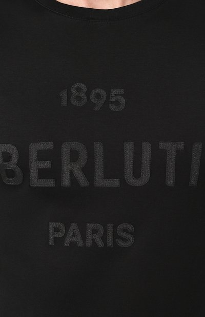 Хлопковая футболка BERLUTI, арт. R15JRS29-005, фото 5