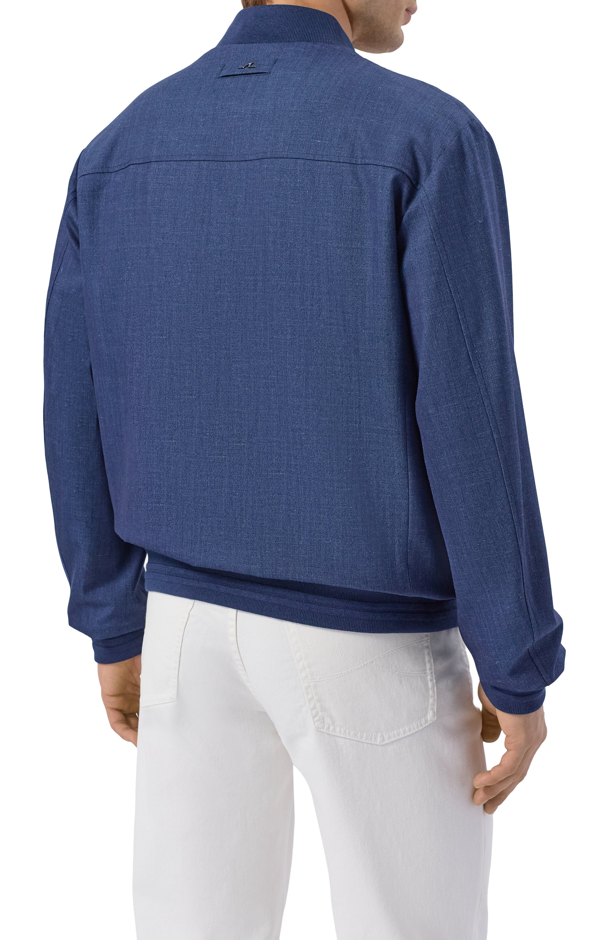 Бомбер из шерсти и шелка PAUL&SHARK, арт. 26412200_001, фото 4