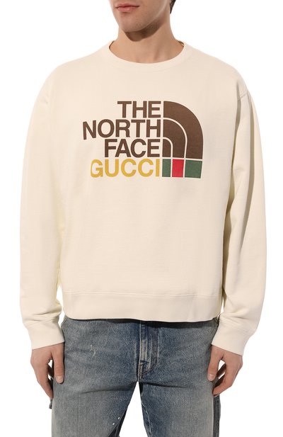 Хлопковый свитшот the north face x gucci GUCCI, арт. 626990 XJDCM, фото 3