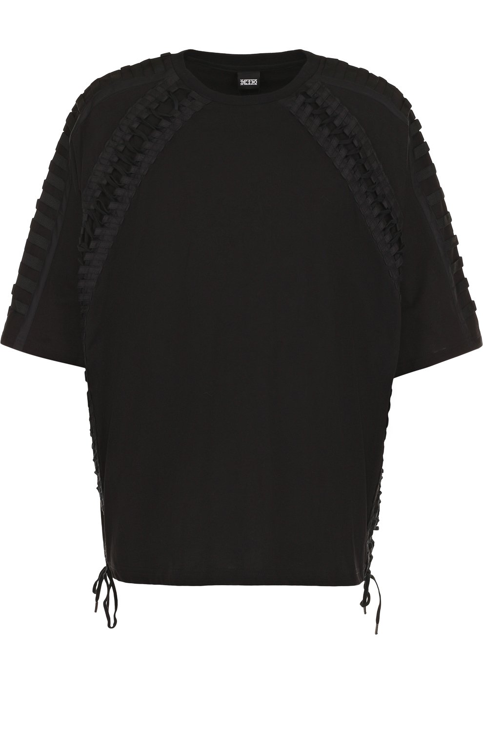 Хлопковая футболка свободного кроя с отделкой KTZ, арт. TS 08, фото 1