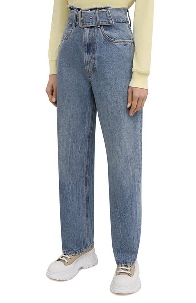 Джинсы ALEXANDER WANG голубого цвета по цене 48750 руб., арт. 4DC1214870, фото 3 Джинсы ALEXANDER WANG, арт. 4DC1214870, фото 3