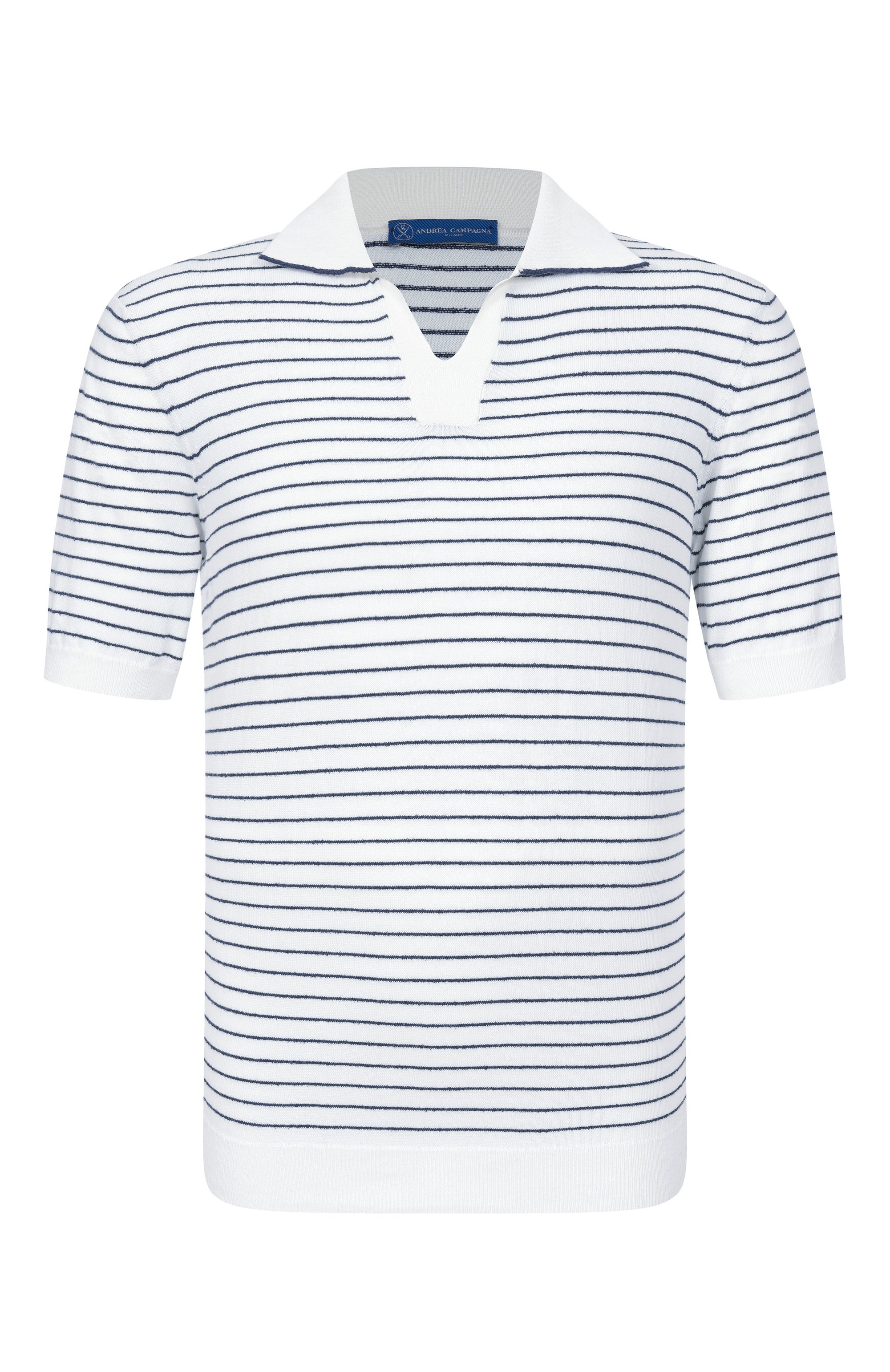 Хлопковое поло ANDREA CAMPAGNA, арт. M5426-8029, фото 1