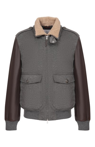 Мужской кашемировый бомбер BRUNELLO CUCINELLI, арт. MM4006004