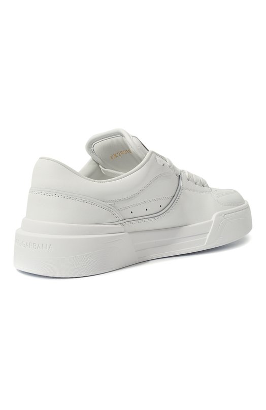 Кожаные кеды Roma Dolce & Gabbana CK2036/AC842 Белый  CK2036/AC842 Фото 5