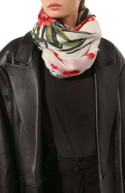 Шаль из кашемира и шелка DOLCE & GABBANA, арт. FS209A/GDAW1, фото 3