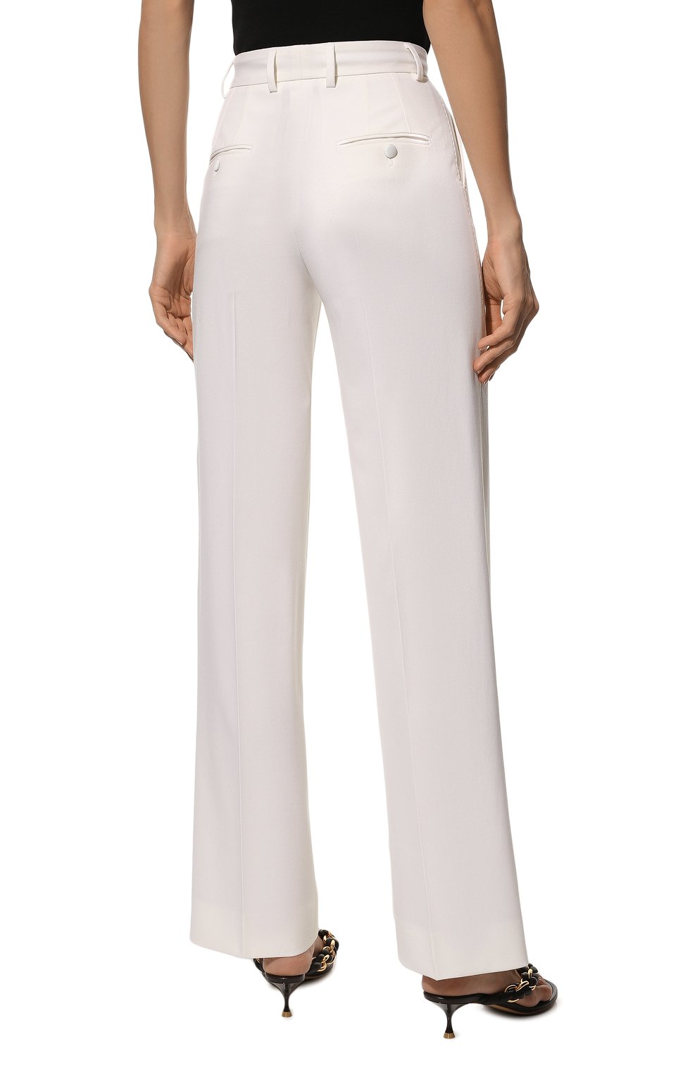 Шерстяные брюки DOLCE & GABBANA, арт. FTBQZT/FUCCS, фото 4