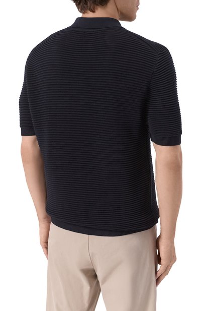 Поло из шелка и хлопка KITON, арт. UMK065917, фото 4