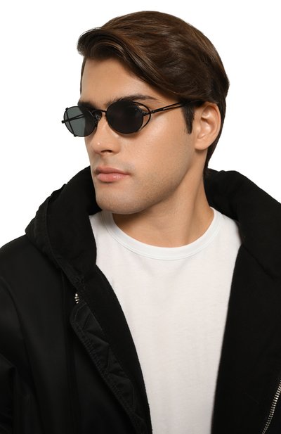 Солнцезащитные очки JEAN PAUL GAULTIER черного цвета по цене 69950 руб., арт. ARCEAU-C00, фото 3 Солнцезащитные очки JEAN PAUL GAULTIER, арт. ARCEAU-C00, фото 3