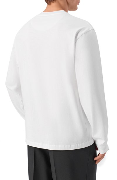 Хлопковый лонгслив JIL SANDER, арт. J22GC0282/J45048, фото 4