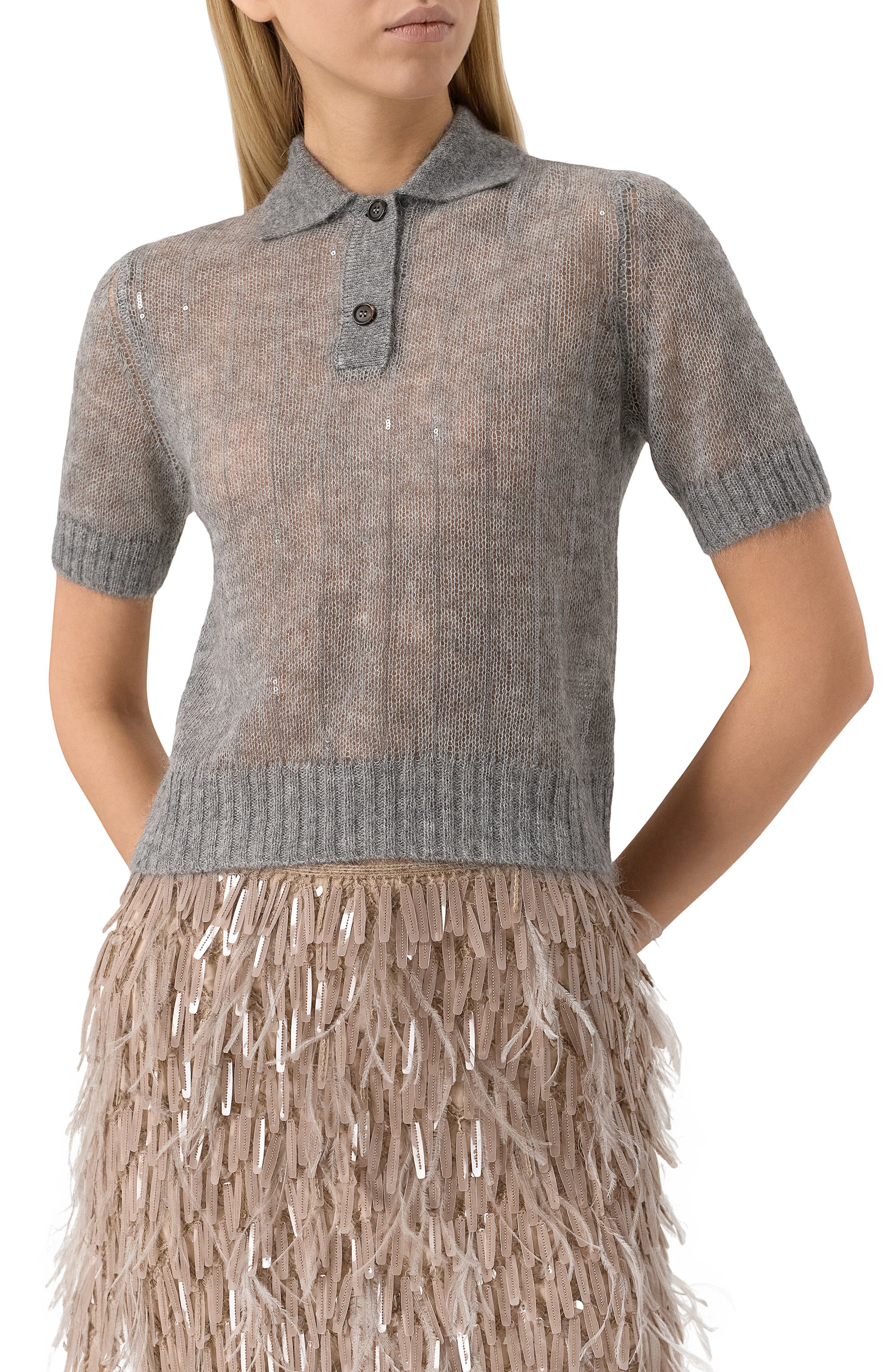 Поло BRUNELLO CUCINELLI, арт. M2I775005, фото 3