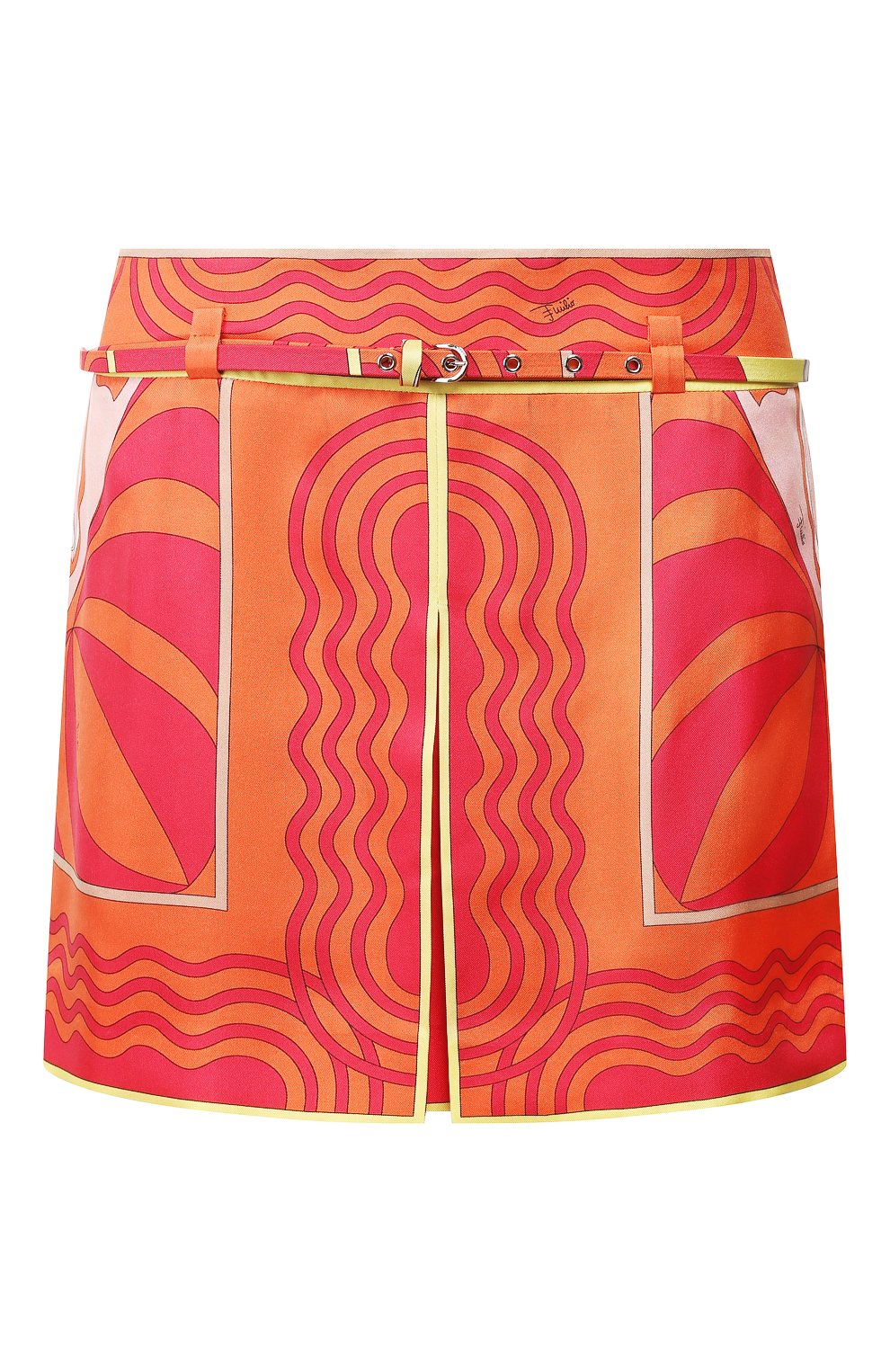 Шелковые шорты EMILIO PUCCI розового цвета по цене 68850 руб., арт. 0ERU05/0E870, фото 1 Шелковые шорты EMILIO PUCCI, арт. 0ERU05/0E870, фото 1