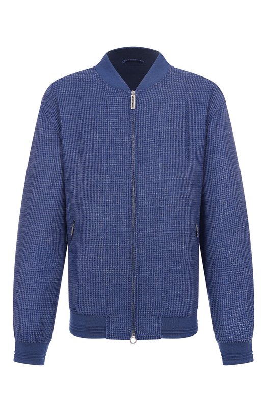 Бомбер из шерсти и шелка Stefano Ricci