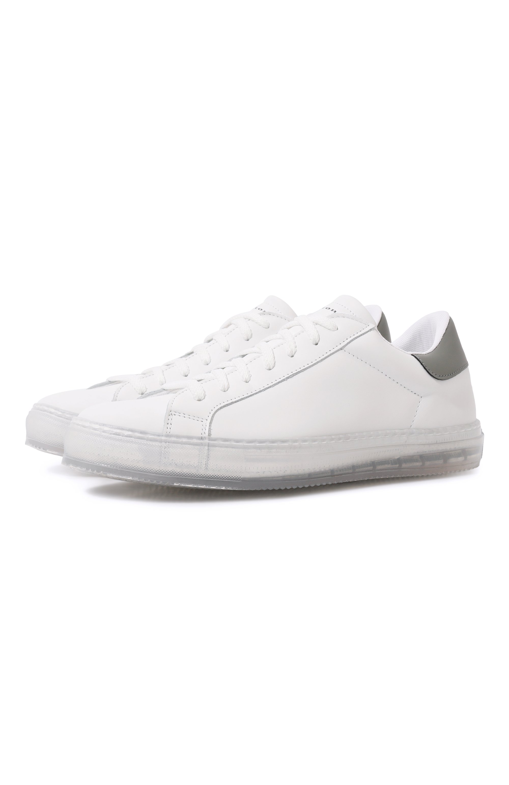 Кожаные кеды KITON, арт. USSA088N00879, фото 1