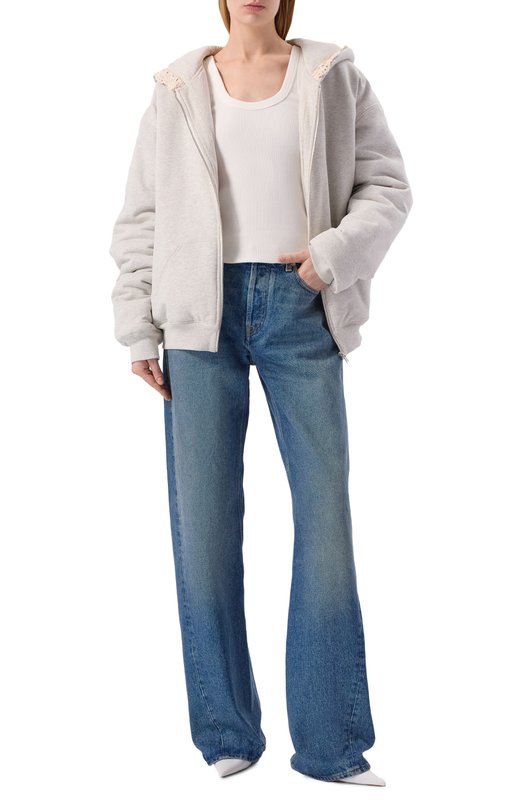 Хлопковая толстовка Magda Butrym 2387250 Серый  2387250 Фото 2