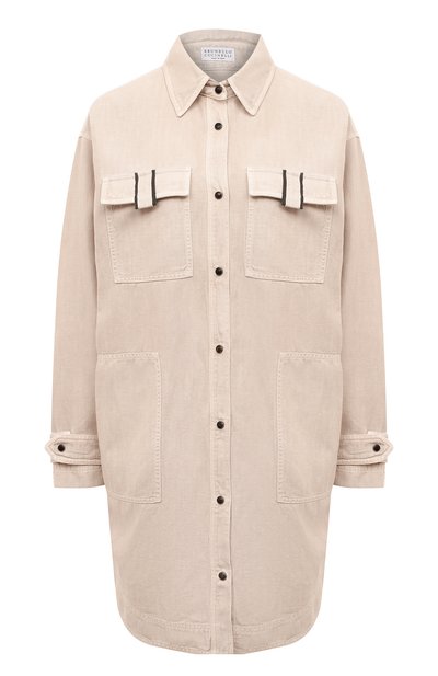 Рубашка из хлопка и шелка BRUNELLO CUCINELLI, арт. ML996NG716, фото 1